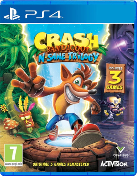Crash Bandicoot N’sane Trilogy [PS4, английская версия]