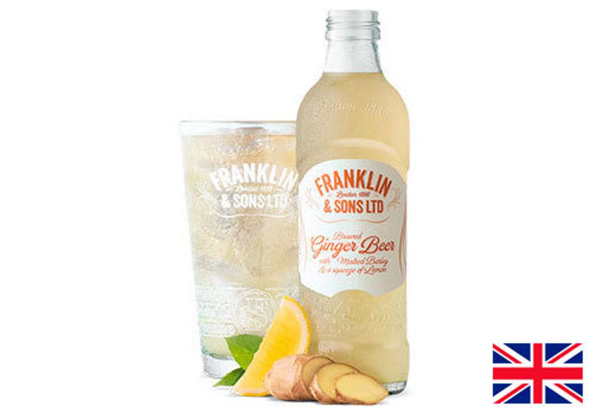 Напиток Franklin & Sons имбирь и лимон, 275мл