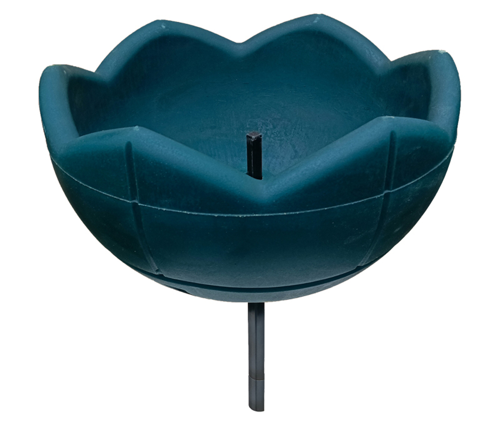 Садовый цветник Гейзер-1 с вазоном 500, цвет зеленый, высота 650