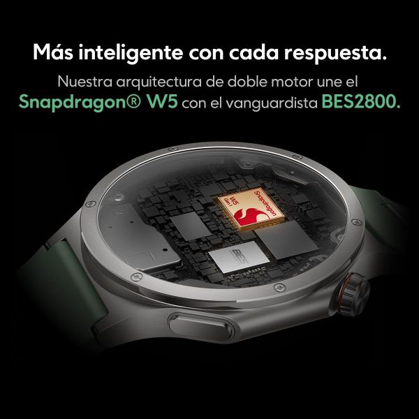 Умные часы OnePlus Watch 4 46 мм (2026, OPWWE261) Зеленый | Evergreen Titanium