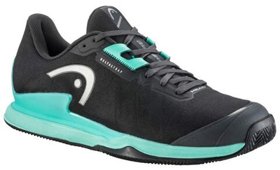 Теннисные кроссовки Head Sprint Pro 3.5 Clay Men - black/teal - Black Бирюзовый