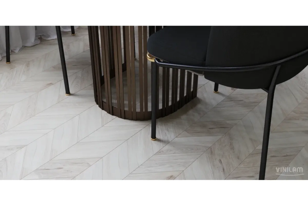 Виниловый ламинат VINILAM PARQUET CHEVRON RI4777CL7 Шеврон Бриссак (1,58)