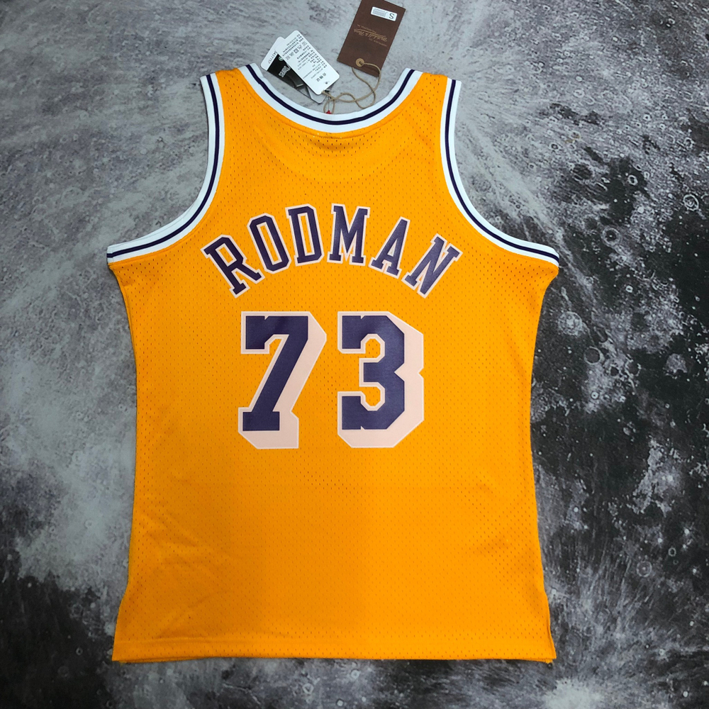 Баскетбольная джерси NBA  Денниса Родмана - Los Angeles Lakers