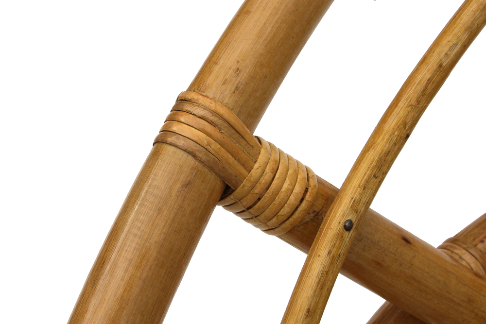 Кресло для отдыха Папасан арт.Р110Н Ø110см ротанг натуральный 3 уп(1 уп корзина медовый, 1 уп подставка, 1 уп подушка беж)