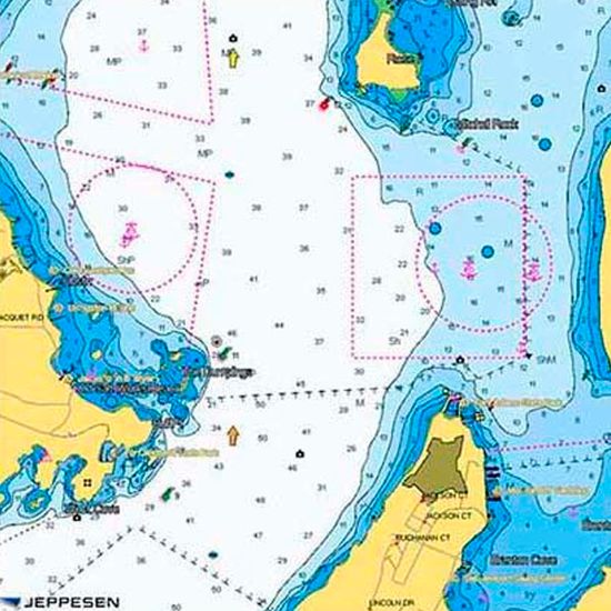 C-MAP 4D для Raymarine Белое, Баренцево, Карское море карта глубин RS-D202