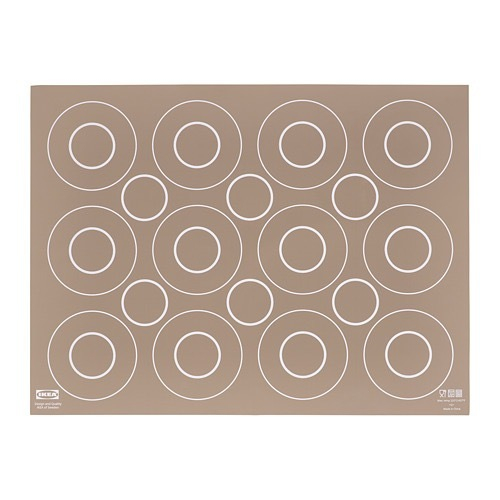 БАКТРАДИТИОН BAKTRADITION Коврик для выпечки 41x31 см, бежевый