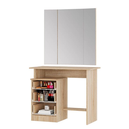 Сакура bts Стол косметический дуб сонома/белый