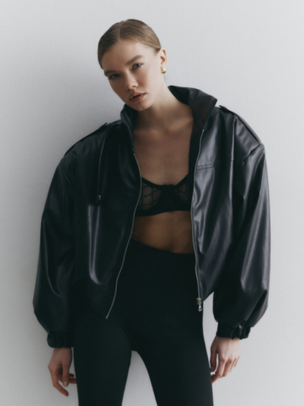 Бомбер утепленный `Пульс`, цвет чёрный