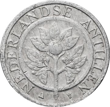 5 центов 1989-2023 Нидерландские Антильские острова