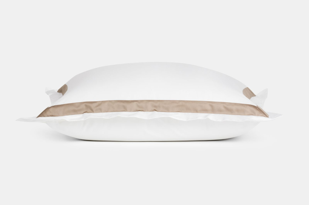 Наволочки 2шт 70х70 German Grass Alpine Caramel Beige Allure с широким кантом