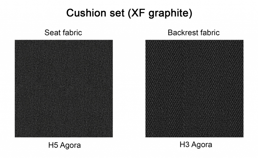 Модуль центральный с подушками Scab Design Flap, лен, графит