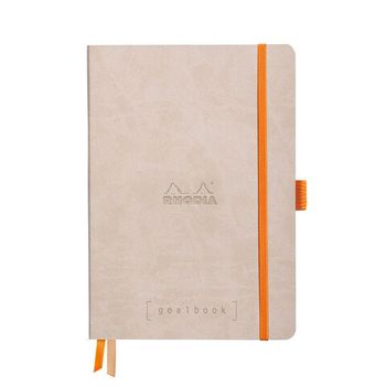 Записная книжка Rhodiarama Goalbook в мягкой обложке A5 точка 90 гр Beige бежевая (117574C)