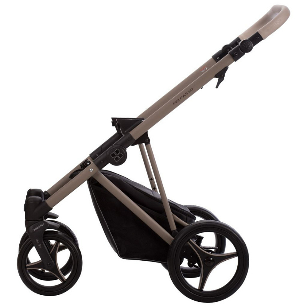 Детская коляска Bebetto Pelpasso 3 в 1 с автокреслом Avionaut Cosmo 01 св.бежевый