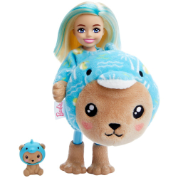 Barbie Cutie Reveal - кукла-медвежонок Челси с дельфином + питомец HRK30 / артикул   HRK27 HRK30  / GTIN 194735178674