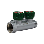 Коллектор регулирующий FAR 3/4" (ВР-НР) с 2 отв. 1/2"EU с вставкой под плоское уплотнение