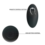 Черная анальная вибропробка 12,4см с пультом ДУ Mr.Play Powerfull Vibrating Anal Plug BI-040085W-MR