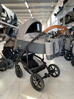 Коляска  BELLA LIFE (2 в 1) (RIKO BASIC) 06 Anthracite (графит)