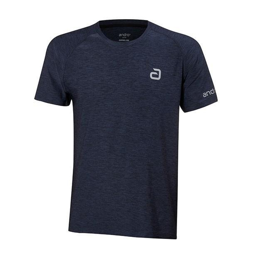 Andro T-Shirt Alpha Melange darkblue