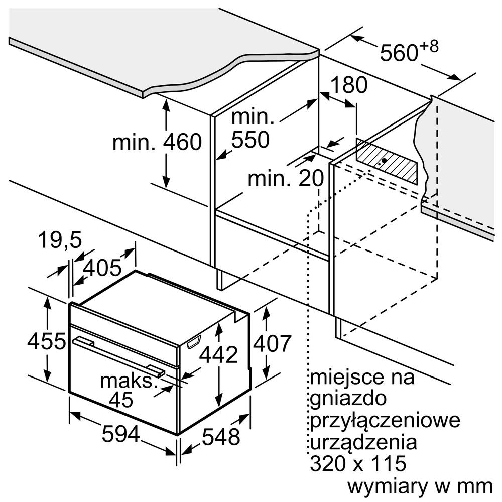 Встраиваемый духовой шкаф BOSCH CMG7241B1, черный