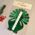 Украшение новогоднее из фольги "Сказочная снежинка" d30см, мультицвет