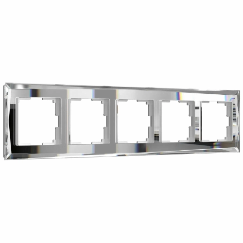 Рамка на 5 постов Diamant (зеркальный) W0051220