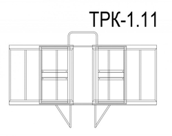 Тренажерная беседка на 2 тренажера ТРК-1.11