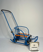 Санки детские «Ветерок 7 универсал+» цвет: голубой (арт. В7У+/Г)