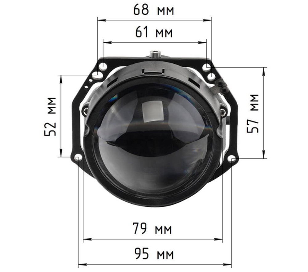 Билед модули Aozoom AFS CLPD-04 3.0 дюйма, 2 чипа, 5500K, 12V, функция подсветки поворотов, крепление 3R (комплект, 2шт)