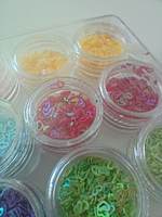 Набор глиттера в баночках "Сердечки"