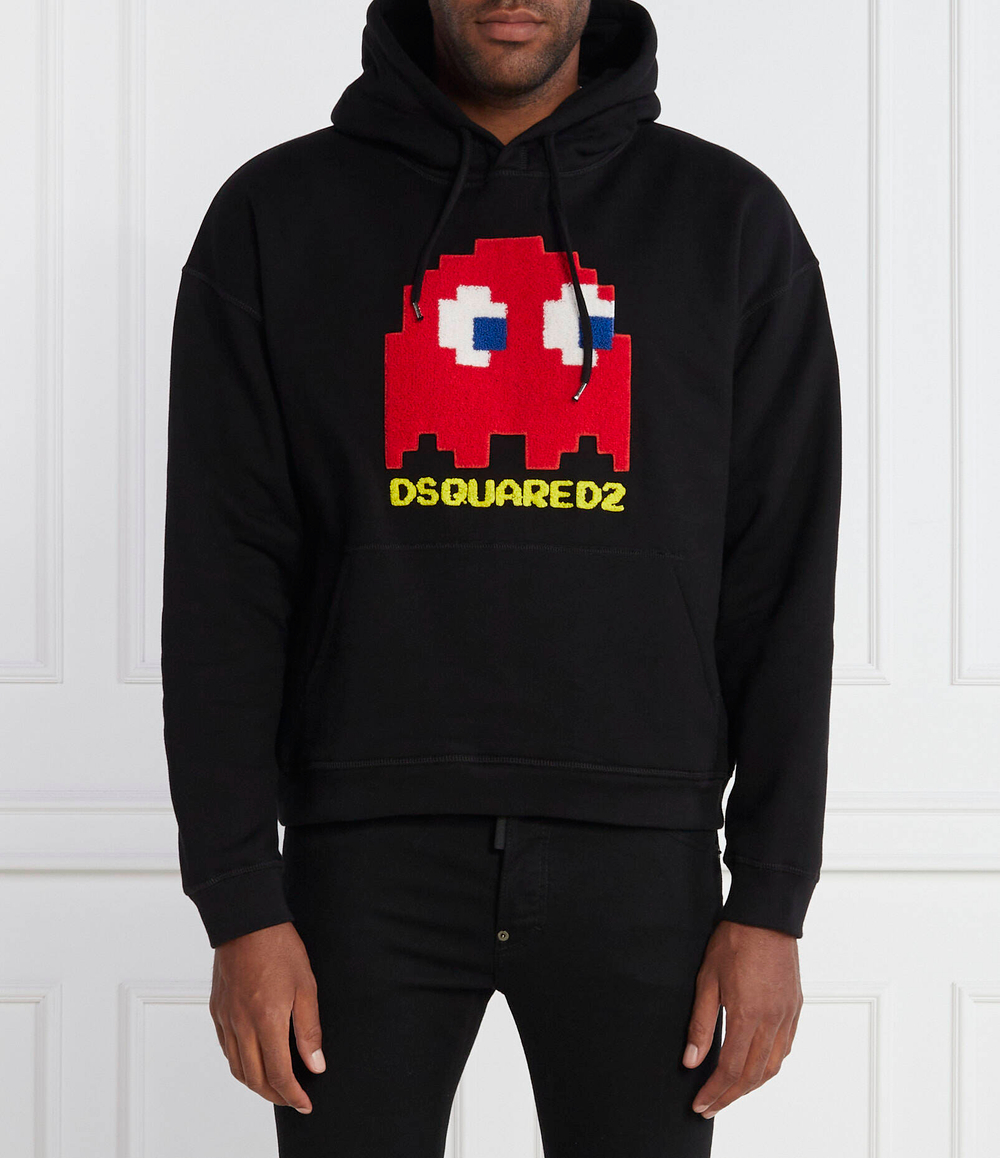 Худи dsquared2 x pac man Dsquared2 - черный(S71GU0635 S25516)