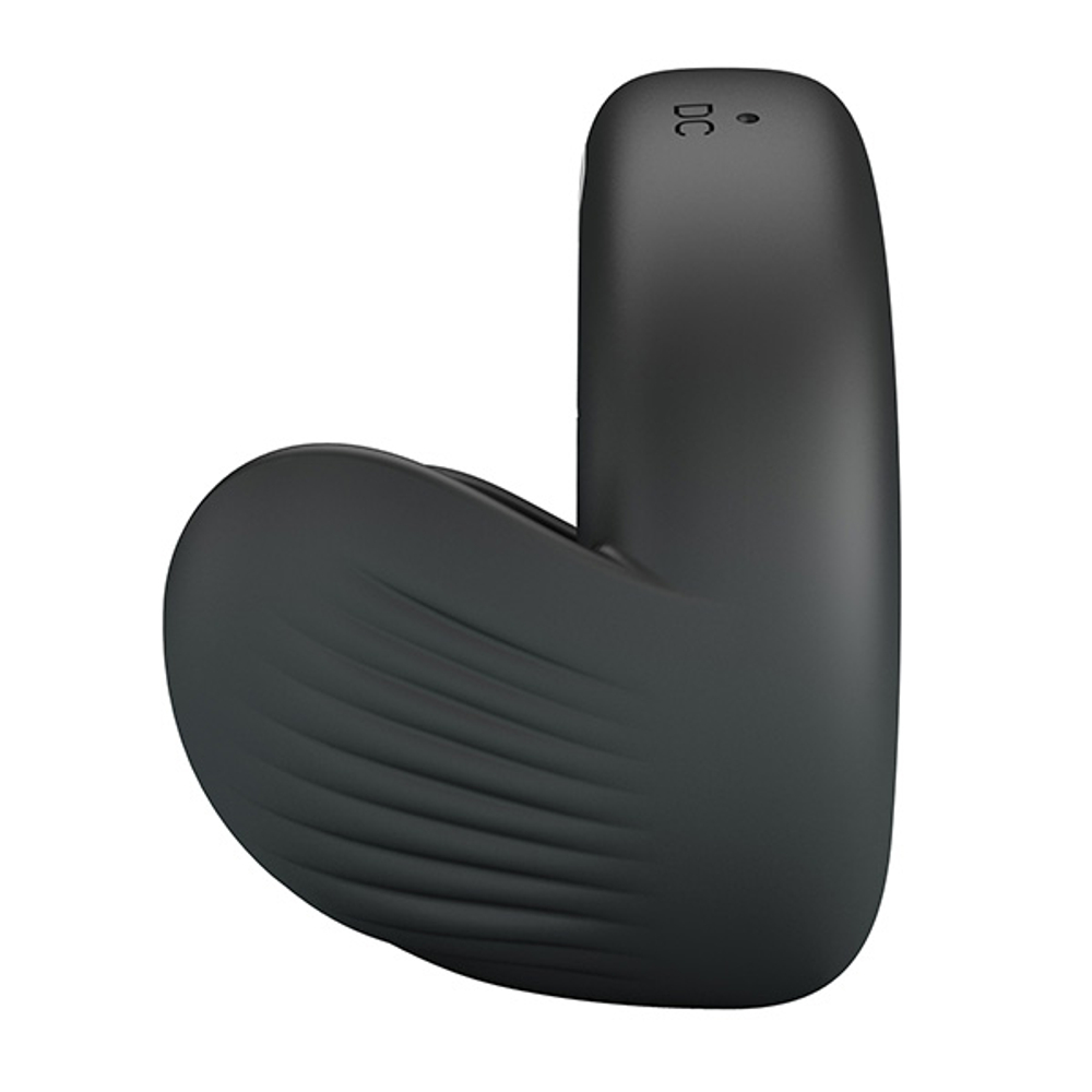 Черное эрекционное виброкольцо Pretty Love Quentin Vibrating Silicone Cock Ring BI-210312Z