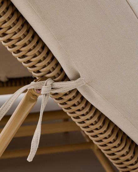 Двойной шезлонг Meria из искусственного ротанга Испания La Forma