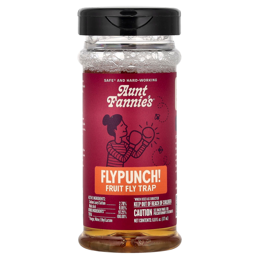 Aunt Fannie's, Flypunch! Ловушка для фруктовых мух, 177 мл (6 жидк. унций)
