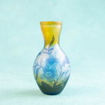 Ваза в стиле GALLE (ГАЛЛЕ) «Синие цветы»