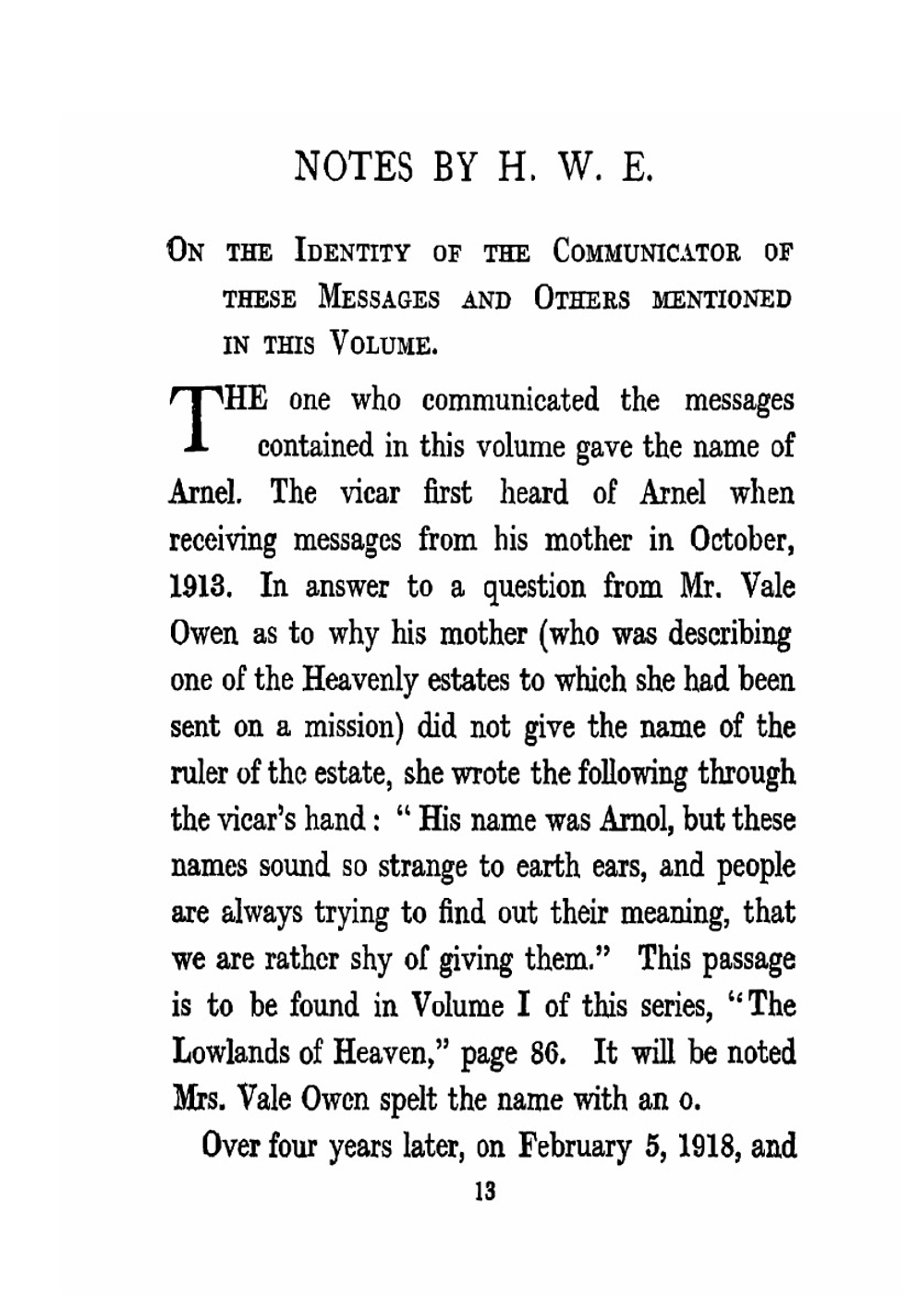 The Life Beyond the Veil | G. Vale Owen