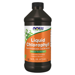 Now Foods Liquid Chlorophyl 473 ml, Хлорофилл c мятным вкусом