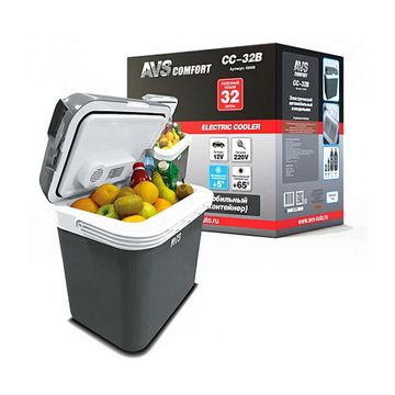 Холодильник автомобильный 32 л, 12V/220V (CC-32B) AVS