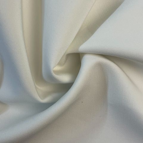 Ткань костюмная Лиза ш150см 95%пэ 5%спандекс, цвет молочный
