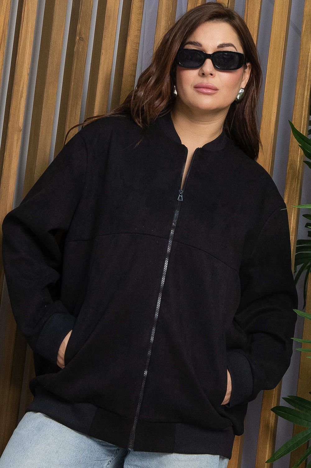 Бомбер Моя судьба (черный) Б13293-13М LT Collection