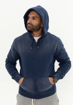 Худи Bowery NYC на молнии однотонное Spray Mood Indigo