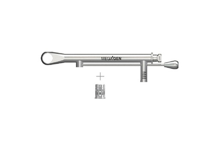 Динамометрический ключ и переходник под храповый ключ MegaGen Mini