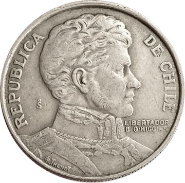 1 песо 1976 Чили