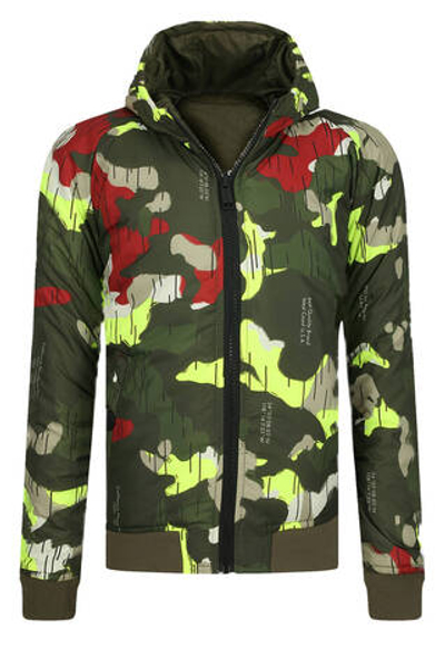 двухсторонняя куртка Guess - зеленый(N2BL07 WO06C)