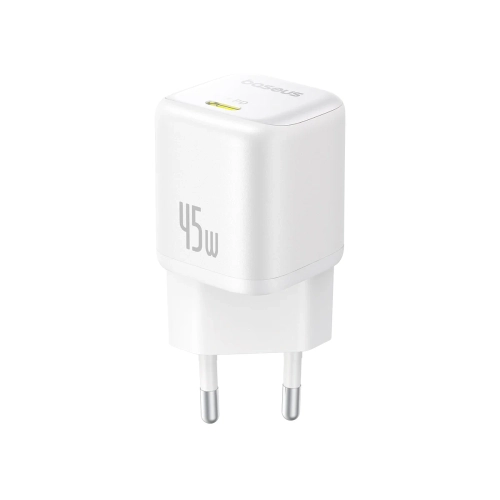 Сетевое зарядное устройство Baseus PicoGo 45W USB Type-C Белый (Moon White)