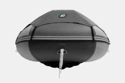 Надувная лодка GLADIATOR E450PRO светло-темносерый