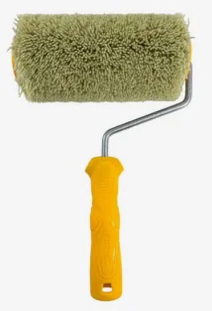 Валик Полиакрил Зеленый фасад.   180мм, d40, d6    ворс 18мм   KORVUS (Лакра) 0205134