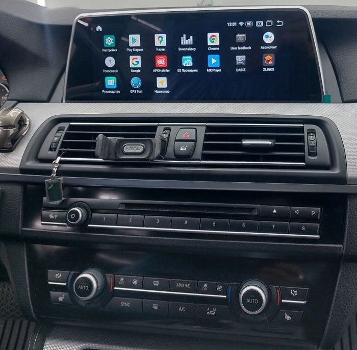 Магнитола для BMW 5 (F10) 2010-2012 CIC - Parafar PF5278a128/128 монитор 10.25" на Android 12, Быстрая, CarPlay, 4G SIM-слот
