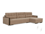 Диван угловой Линкольн (ДУ) LUMA 05 (велюр темно-бежевый)