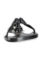 Подставка для телефона, девушка, 3D печать, длина 12 см., чёрная