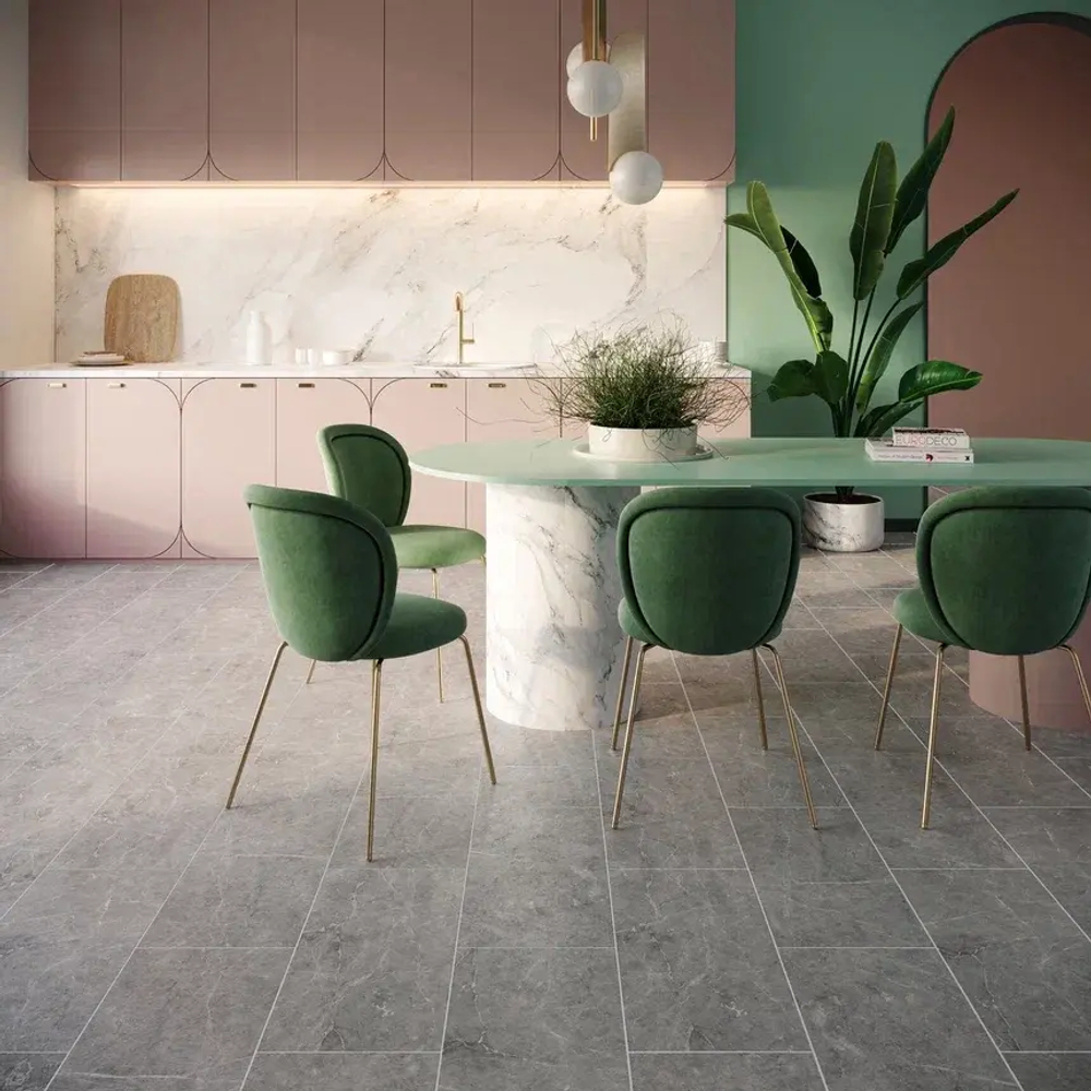 LVT плитка Invictus Maximus Tile Hudson Stone Silver